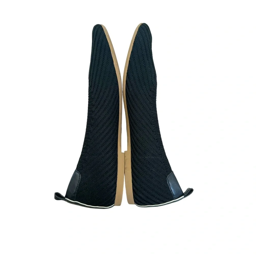 Everlane Black Day Glove ReKnit Flats - Picture 4 of 9